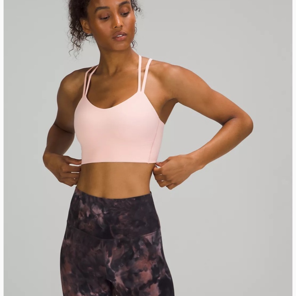 Like a cloud longline bra size 6 color pink